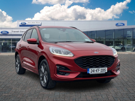 2024 Ford Kuga ST-Line PHEV 225BHP.. Half leather heated seats €41,500