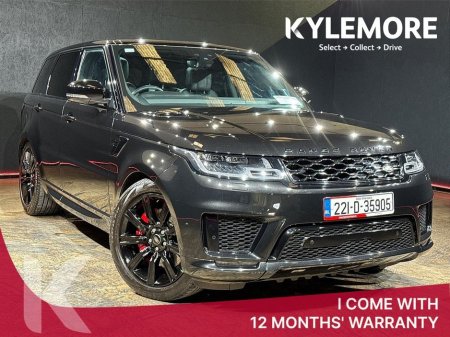 2022 Land Rover Range Rover Sport 2.0 HYBRID AUTOMATIC - REVERSE CAMERA - FULL BLACK LEATHER UPHOLSTERY - MINI FRIDGE €53,950