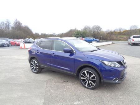2016 Nissan Qashqai NCT 10/2026,SAT./NAV., LEATHER INTERIOR, PANORAMIC ROOF,  €190 TAX, TAXED 01/26, NEW T./BELT KIT & W./PUMP,LOW KMS. HISTORY.
