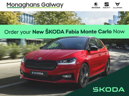 2025 Skoda Fabia Order Your New Skoda Fabia Monte Carlo Now! €28,340