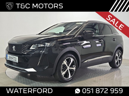 2024 Peugeot 3008 Price is Inc. VAT, Top Spec GT Model, Diesel Auto, Full LED Headlights, Front & Rear Parking Sensors with Camera