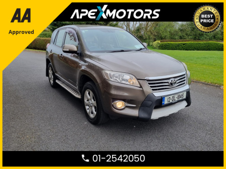 2012 Toyota Rav4 RAV4 2.2 DCAT 4X4  * TOP-SPEC SOL  * AUTOMATIC * RELIABLE 4X4 * AA APPROVED * 101 SAFETY CHECKLIST * IMMACULATE * HEATED SEATS * COLOUR REVERSE CAMERA * LOW LOW KMs * CRUISE CONTROL * 01-2542050 €10,749
