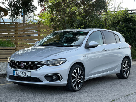2017 Fiat Tipo 1.3 MULTIJET LOUNGE 95BHP 5DR...WARRANTY INCLUDED...FINANCE PROVIDED...