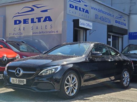 2016 Mercedes-Benz C Class COUPE SPORT PREMIUM+ NCT 07/27 FINANCE AVAILABLE @ €81 PER WEEK PAN ROOF/ FULL LEATHER/ HEATED SEATS/ REVERSE CAMERA/ MERCEDES COMMAND/ HISTORY CHECKED €17,950