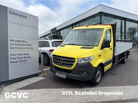 2025 Mercedes-Benz Sprinter 317 LWB Scatolini Dropsider Flat Bed