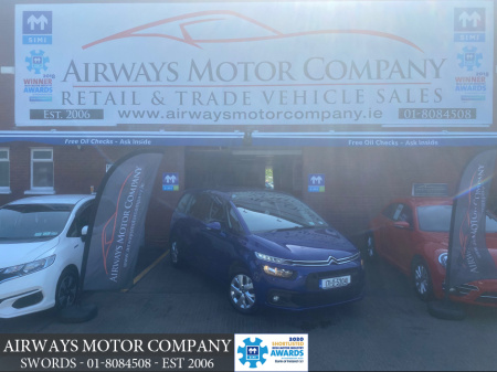 2017 Citroen Grand C4 Picasso *1.6* 6SPEEDMANUAL * 7 SEATER * 5DR * MEDIASTREAM * AIRCON* ALLOYS * FOGS €14,500