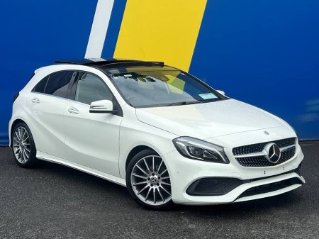 2018 Mercedes-Benz A Class A180 AMG-LINE PREMIUM 1.6 AUTO // PANORAMIC SUNROOF // LEATHER/ALCANTARA HEATED SPORT SEATS // REVERSE CAMERA