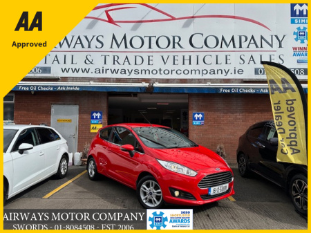 2015 Ford Fiesta 1.2  * ZETEC * PHONE CONNECTION * RADIO *AIRCON * FOGS * ALLOYS €8,850