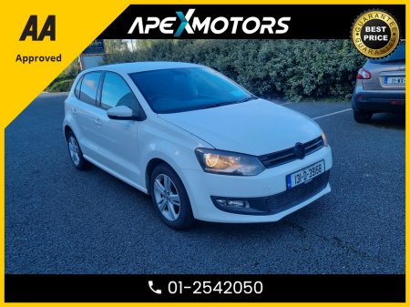 2013 Volkswagen Polo TOP-SPEC TSi-COMFORTLINE * AUTOMATIC (DSG) * NEW NCT  APR-26 * LOW TAX JAN-26 * 2-KEYS * AA APPROVED * 101 SAFETY CHECKLIST * IMMACULATE * COLOUR REVERSE CAMERA * LOW LOW KMs * 01-2542050 €7,749