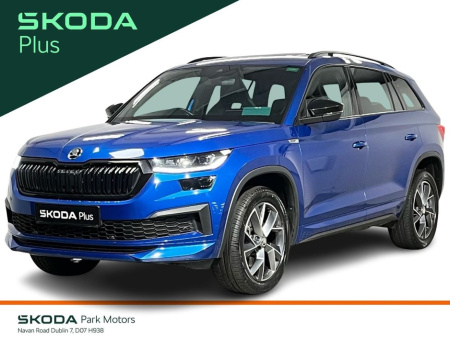 2023 Skoda Kodiaq Sportline 7 Seat DSG 2.0TDI 150BHP - Panoramic Sunroof - Reversing Camera - Heated Seats -Climate Control - Keyless Start - Apple CarPlay/Android Auto €49,950