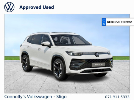 2025 Volkswagen Tayron RLINE 75 2.0TDI 150HP AUTO