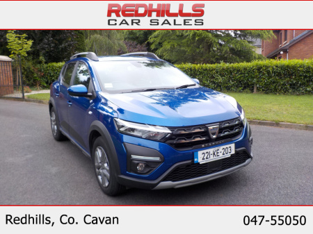 2022 Dacia Sandero Stepway COMFORT TCE 10 100 Petrrol/LPG.   Petrol/LPG.  Low Miles             Low MileageLPG MY