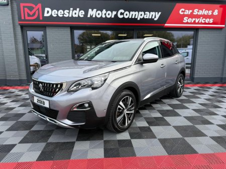 2018 Peugeot 3008 ALLURE BLUEHDI S/S AUTOMATIC , SAT-NAV , REVERSE CAMERA  & PARKING SENSORS , FINANCE FROM €60 p/w & €5,950 DEPOSIT / TRADE IN , SERVICED , 2 YR NCT , WARRANTY . €18,950