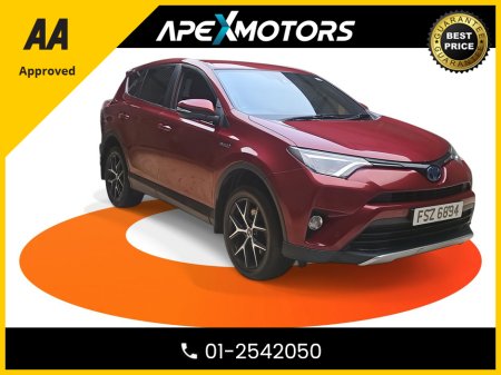 2018 Toyota Rav4 FINANCE ARRANGED * TOP-SPEC DESIGN HEV CVT VVT-I * NEW NCT NOV-27 * IMMACULATE * STAMPED SERVICE HISTORY * AA APPROVED * 101 SAFETY CHECKLIST * AUTOMATIC (DSG) * HEATED SEATS * COLOUR REVERSE CAMERA