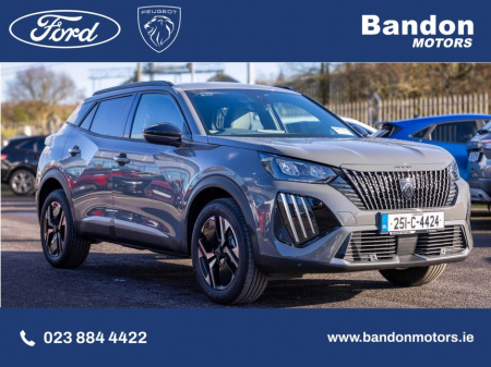 2025 Peugeot 2008 2025 Peugeot 2008 1.2 Puretech 100bhp Allure €33,500