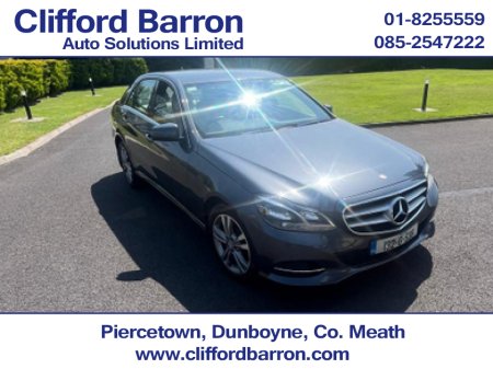 2013 Mercedes-Benz E Class Auto 200 CDI BLUE EFFICIENCY AVANTGARDE F/L 4DR AUTO