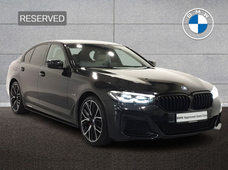 2022 BMW 5 Series 530e M Sport Saloon