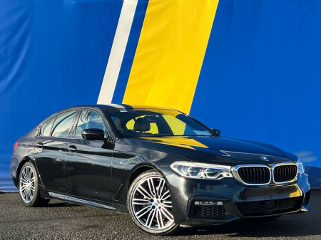 2018 BMW 5 Series 523d M-SPORT 2.0 AUTO // FULL SERVICE HISTORY // LEATHER POWERED & HEATED SEATS // 360 SURROUND PARKING CAMERAS & SENSORS