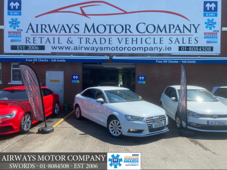 2014 Audi A3 Saloon * 1.4 * TFSI  * AUTOMATIC * 5DR * SAT NAV * REV CAM * AIRCON * ALLOYS * FOGS * €14,350