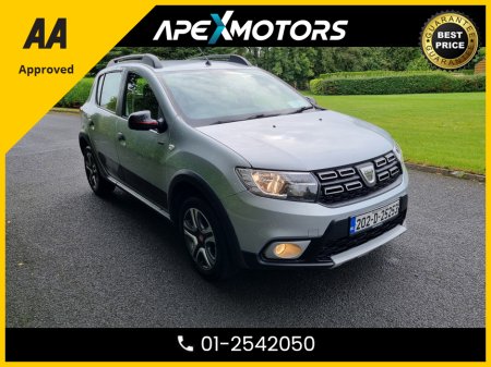 2020 Dacia Sandero Stepway FINANCE ARRANGED * STEPWAY 0.9TCE TECHROA * NEW NCT OCT-26 * 5-STAMPS SERVICE HISTORY * 2-KEYS * AA APPROVED * 101 SAFETY CHECKLIST * IMMACULATE * TOP-SPEC 5DR HATCH * CRUISE CONTROL * 01-2542050