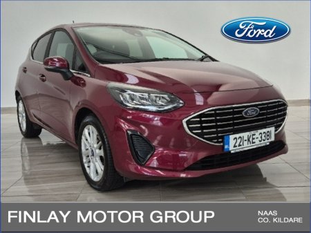 2022 Ford Fiesta 1.0T EcoBoost 100PS Titanium 6 spd €20,450