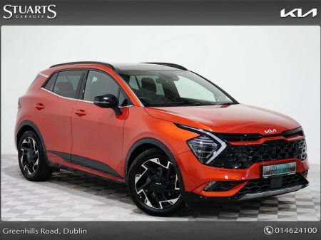 2024 Kia Sportage GT LINE DIESEL MHEV: *PANORAMIC SUNROOF* BALANCE OF KIA EXCLUSIVE 7 YEAR WARRANTY, FINISHED IS ORANGE FUSION PREMIUM METALLIC PAINT, LED HEADLIGHTS, A €40,945