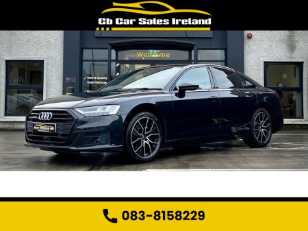 2021 Audi A8 3.0 TDI V6 50 Black Edition Saloon 4dr Diesel Tiptronic quattro Euro 6 (s/s) (286 ps) AIR SUSPENSION + TECHNOLOGY PACK + COMFORT & SOUND PACK €73,400
