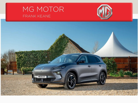 2025 MG MGS5 FROM €36,845***PRE ORDER THE ALL NEW MGS5 EXCLUSIVE EV FROM FRANK KEANE MG TODAY FOR 252 DELIVERY***