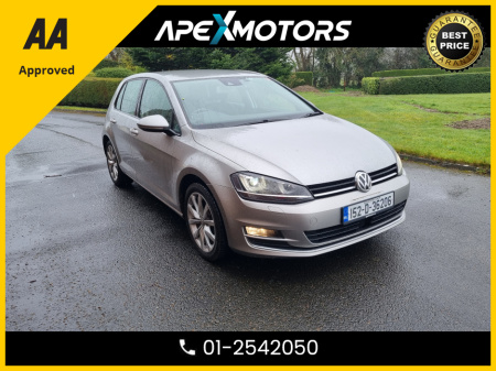 2015 Volkswagen Golf FINANCE ARRANGED * TSI HIGHLINE BLUEMOTION TECHNOLOGY * AUTOMATIC (DSG) * IMMACULATE * TOP-SPEC 5DR HATCH * LOW LOW MILES * NEW NCT MAR-26 * LOW TAX * ONE VERY CAREFUL OWNER * CARTELL HISTORY CHECKED €14,749