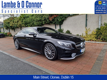 2017 Mercedes-Benz S Class S 500 COUPE AMG LINE ****  OBSIDIAN BLACK / BLACK LEATHER **** 20