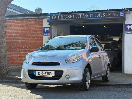 2012 Nissan Micra 1.2 Petrol, Only 92kms! New Nct 03/2026, Full Service History, Irish Car, Bluetooth, Service & Warranty Included, SIMI Dealer, €5,450
