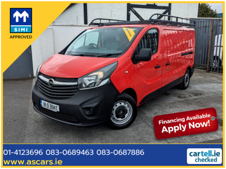 2018 Opel Vivaro 1.6 CDTI 88KW LWB ** VERY LOW MILEAGE EXAMPLE ** FULL SERVICE HISTORY ** PRICE + VAT ** BEST AVAILABLE ** €10,990