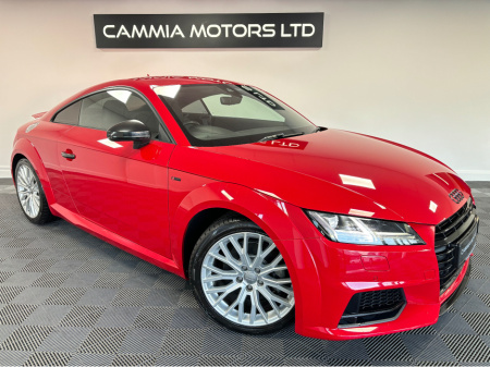 2016 Audi TT AUDI TT S-LINE S TRONIC TFSI FACELIFT*FLAT BOTTOM STEERING WHEEL*DIGITAL DASH*DRIVE MODES*ADJUSTABLE BOOT SPOILER*REVERSE CAMERA*FOLDING & HEATED MIRRORS*FINANCE AVAILABLE TRADE INS WELCOME*