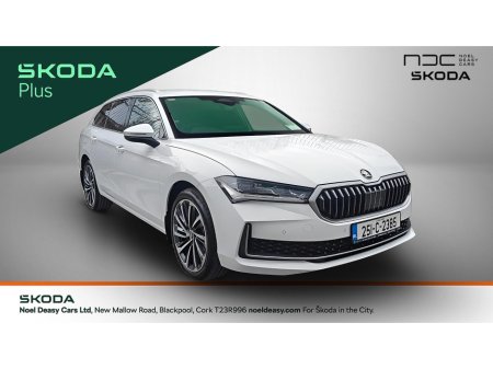 2025 Skoda Superb COMBI L&K 2.0 TDI 150HP- MOON WHITE- FULLY LOADED-FACTORY WARRANTY- OUR MD'S CAR!