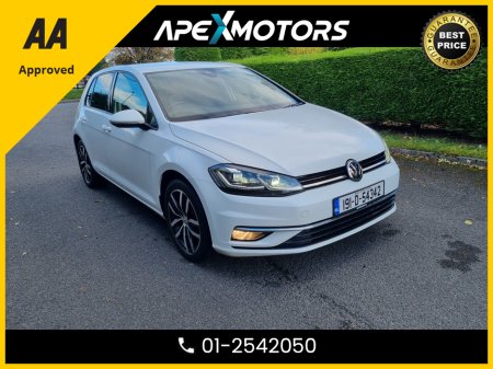 2019 Volkswagen Golf FINANCE ARRANGED * HIGHLINE EXTRA * DIGITAL SCREEN  * BIG SCREEN * AA APPROVED  * 101 SAFETY CHECKLIST * AUTOMATIC (DSG) * IMMACULATE * COLOUR REVERSE CAMERA * TOP-SPEC * LOW LOW KMs * ADAPTIVE CRUISE