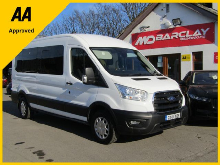 2022 Ford Transit 410 TREND ECOBLUE MINI BUS.(49950including Vat)