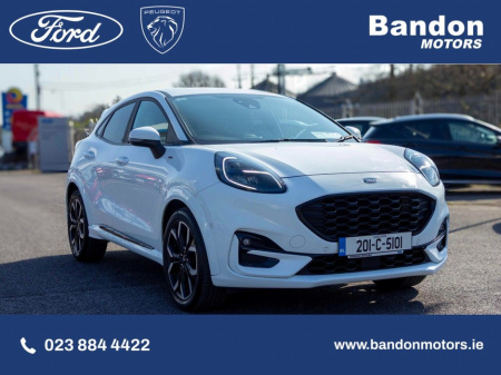 2020 Ford Puma 2020 Ford Puma White1.0T EcoBoost mHEV 125PS ST-Line X €21,950