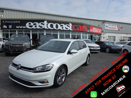 2020 Volkswagen Golf 1.4 TSI FULL LEATHER ELECTRIC MEMORY SEATS  NAVI VIRTUAL CLOCKS ANDROID AUTO CARPLAY BLIND SPOT REAR TRAFFIC ASSIST ROAD SIGN RECOGNIZING  LANE ASSIST LOW TAX BAND €24,950