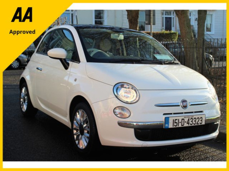 2015 Fiat 500 1.2 Lounge 69BHP 3DR, FSH, New NCT, TAX €8,950