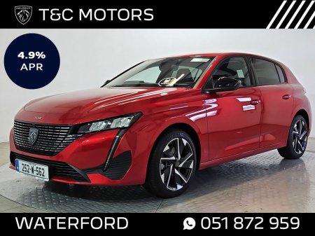 2025 Peugeot 308 Ex Demo - Diesel, Automatic - Rear Sensors With Reversing Camera, Wireless Apple Carplay & Android Auto, Auto Lights & Wipers, Adaptive Cruise Control