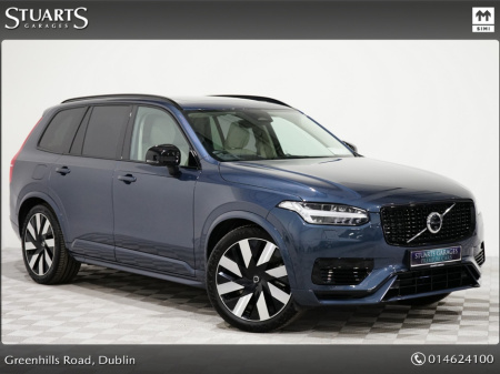 2024 Volvo XC90 *BLONDE LEATHER* ULTIMATE DARK PHEV XC90 T8 7 SEATS 455HP, DENIM BLUE METALLIC WITH BLONE LEATHER, 22” 8 SPOKE DIAMOND CUT ALLOYS, AIR SUSPENSION