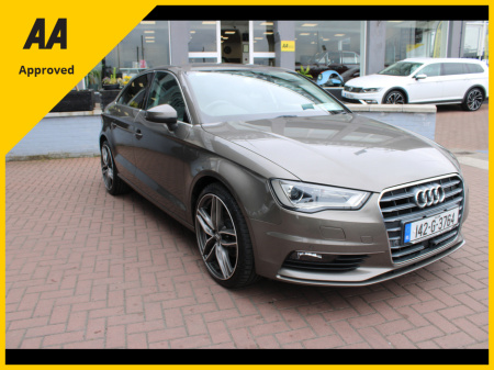 2014 Audi A3 1.4 TFSI SPORT4DR SALOON AUTOMATIC // STUNNING LOOKING CAR // BRAND TTRS ALLOYS AND TYRES // BUY WITH CONFIDENCE AA AND SIMI APPPROVED DEALER 2025 // FINANCE ARRANGED // ALL TRADE INS WELCOME // €10,950