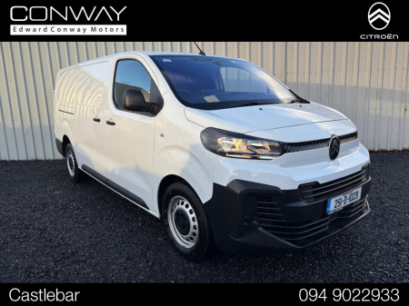 2025 Citroen Dispatch Long Wheel Base.ex vat, with scrappage,  Demo, 500 km.1.5 BLUEHDI 120 LWB €26,000