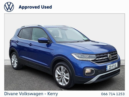 2020 Volkswagen T-Cross STYLE 1.0 TSI 115 BHP €23,500