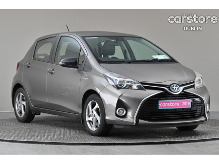 2016 Toyota Yaris 1.5 CVT HYBRID LUXURY *HALF LEATHER*REVERSE CAM*