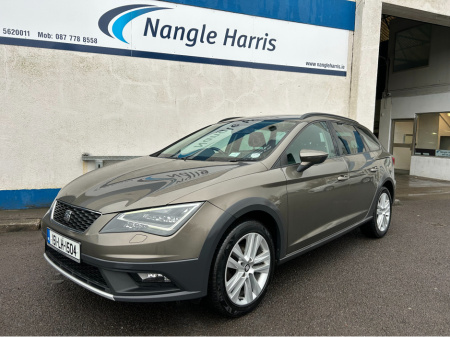 2015 SEAT Leon X-PERIENCE 2.0 TDI 150Bhp. 4WD.   FINANCE AVAILABLE. TRADE IN WELCOME. www.nangleharris.ie. ALL CARS CHECKED WITH MOTORCHECK.IE CALL 01 5620011 €12,900