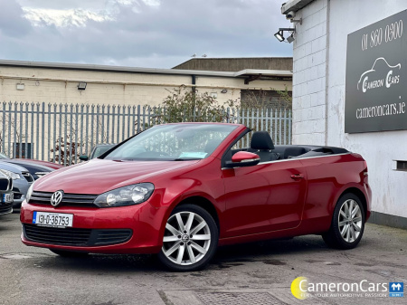 2013 Volkswagen Golf RUBY RED CONVERTIBLE STUNNING CAR €12,950