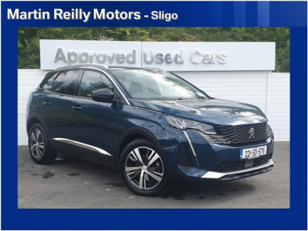 2022 Peugeot 3008 We're sorry, this car is now sold. Check out our website for similar models https://www.martinreillymotors.com/ - 1.5 HDI FL Allure Blue €28,945