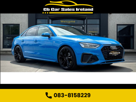 2021 Audi A4 2.0 TDI 30 S line Saloon 4dr Diesel S Tronic REVERSING CAMERA, TURBO BLUE, FLAT BOTTOM STEERING WHEEL
