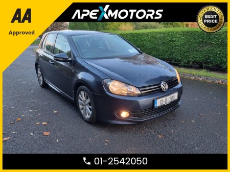 2012 Volkswagen Golf TOP-SPEC EDITION-R TDI MANUAL 5SPEED 105 4DR 5DR * IRISH CAR FROM NEW * NCT JUN-26 * LOW TAX FEB-26 * IMMACULATE * STAMPED SERVICE HISTORY * AA APPROVED * 101 SAFETY CHECKLIST * 2-KEYS * 12-MONTH ROAD